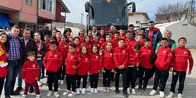 DEPREMZEDE ÇOCUKLAR SÜPER LİGDE MORAL BULDU