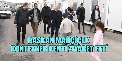 DEPREMZEDELER, EXPO 2023 ALANINA KURULAN KONTEYNER KENTE YERLEŞMEYE BAŞLADI