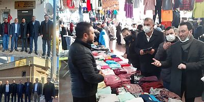 DEVA PARTİSİ ONİKİŞUBAT İLÇE TEŞKİLATI DA SAHAYA İNDİ