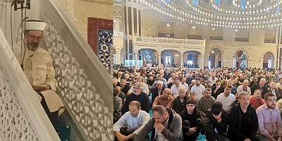 DİYANET İŞLERİ BAŞKANI ERBAŞ, MARAŞ'TA HUTBE İRADETİ VE CUMA NAMAZI KILDIRDI