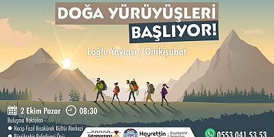 DOĞA YÜRÜYÜŞLERİ’NDE YENİ ROTA LOĞLU YAYLASI!