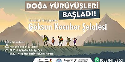DOĞASEVERLERİN BU HAFTAKİ ROTASI GÖKSUN KOCABOR ŞELALESİ