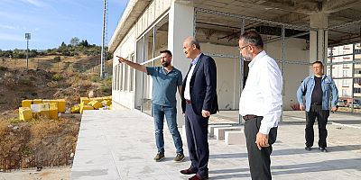DOĞUKENT SPOR KOMPLEKSİNDE ÇALIŞMALAR HIZ KAZANDI
