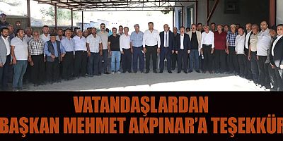 DULKADİROĞLU BELEDİYE BAŞKANI MEHMET AKPINAR BAYDEMİRLİ MAHALLESİ’NDE VATANDAŞLARLA BULUŞTU