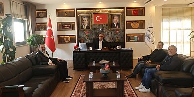DULKADİROĞLU BELEDİYE BAŞKANI MEHMET AKPINAR, BEYAZAY DERNEĞİ YÖNETİMİNİ AĞIRLADI