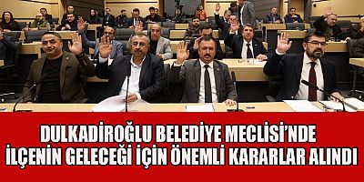 DULKADİROĞLU BELEDİYE BAŞKANI MEHMET AKPINAR: 