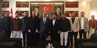 DULKADİROĞLU BELEDİYE BAŞKANI MEHMET AKPINAR, MİMARLAR ODASI YÖNETİMİNİ AĞIRLADI