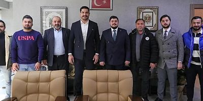 DULKADİROĞLU BELEDİYE SPOR KULÜBÜ HEYETİ, TAHA AKGÜL'E HAYIRLI OLSUN ZİYARETİNDE BULUNDU  ​