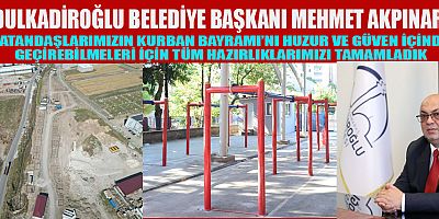 DULKADİROĞLU BELEDİYESİ GEÇİCİ KURBAN SATIŞ NOKTASI HİZMETE AÇILDI