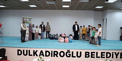 DULKADİROĞLU BELEDİYESİ’NDEN YETİM ÇOCUKLARA EĞİTİM DESTEĞİ