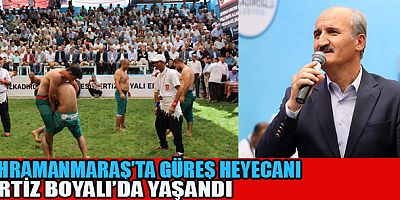 DULKADİROĞLU BERTİZ GÜREŞLERİ KIRAN KIRANA MÜCADELEYE  SAHNE OLDU