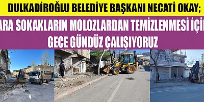 DULKADİROĞLU’NDA ARA SOKAKLAR MOLOZLARDAN TEMİZLENİYOR