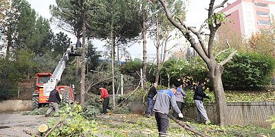 DULKADİROĞLU’NDA PARK VE BAHÇELER KIŞA HAZIRLANIYOR