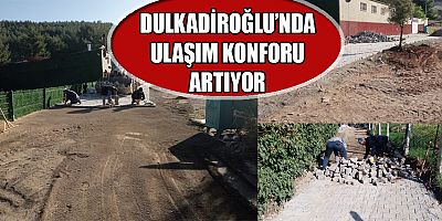 DULKADİROĞLU’NDA PARKE DÖŞEME VE ONARIM ÇALIŞMALARI DEVAM EDİYOR