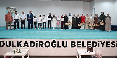 DULKADİROĞLU’NDA YAZ KUR’AN KURSU VE DEĞERLER EĞİTİMİ TAMAMLANDI