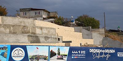 DULKADİROĞLU ŞELALE PARK İNŞAATI DEVAM EDİYOR