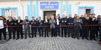 DULKADİROĞLU SÜMER MAHALLESİ TAZİYEEVİ HİZMETE AÇILDI