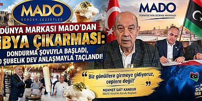 DÜNYA MARKASI MADO’DAN DONDURMA ŞOVUYLA BAŞLAYAN TARİHİ İMZA!