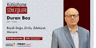 DURAN BOZ, DERGİLERİN TÜRK EDEBİYATINDAKİ YERİNİ DEĞERLENDİRECEK