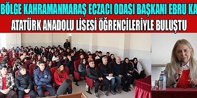 EBRU KAYA, ÖĞRENCİLERLE MESLEK HAYATINI VE İLKELERİNİ PAYLAŞTI