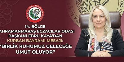 ECZACILAR ODASI BAŞKANI EBRU KAYA: DAYANIŞMA KÜLTÜRÜMÜZÜ YAŞATMAYA DEVAM EDECEĞİZ