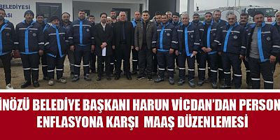 EKİNÖZÜ BELEDİYE BAŞKANI HARUN VİCDAN: BU BİR GÖREV DEĞİL, VİCDAN MESELESİDİR