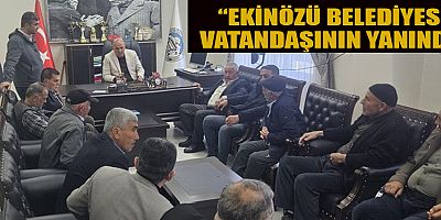 EKİNÖZÜ BELEDİYE BAŞKANI HARUN VİCDAN: “SORUNLARI ORTAK AKILLA ÇÖZECEĞİZ”