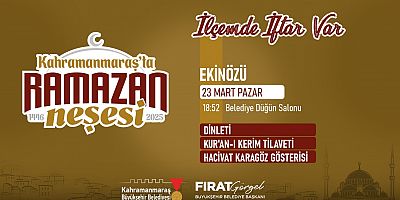 EKİNÖZÜ’NDE GÖNÜLLER BÜYÜKŞEHİR’İN İFTAR SOFRASINDA BULUŞACAK
