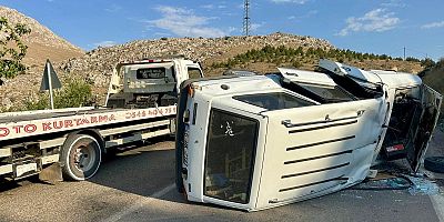 ELBİSTAN'DA FECİ KAZA: 1 ÖLÜ 1 YARALI