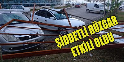 ELBİSTAN’DA ŞİDDETLİ RÜZGAR HASTANE ÇATISINI YERİNDEN SÖKTÜ: 2 YARALI