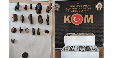 ELBİSTAN’DA TARLASINDA SÜRERKEN HAZİNE BULDU