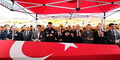 EMNİYET AMİRİ MEHMET BARAN SON YOLCULUĞUNA UĞURLANDI