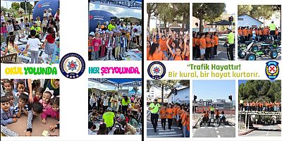EMNİYET MÜDÜRLÜĞÜ’NDEN YÜZLERCE ÖĞRENCİYE TRAFİK EĞİTİMİ