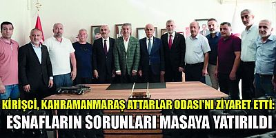 ESNAFLARIN SORUNLARI MASAYA YATIRILDI