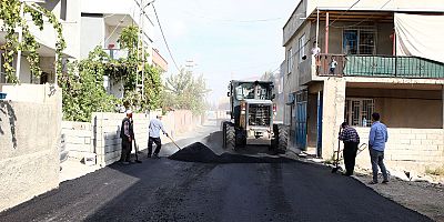 EYÜP SULTAN MAHALLESİNDE ASFALT ÇALIŞMASI