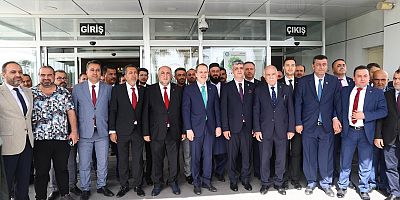 FATİH ERBAKAN KAHRAMANMARAŞ’TA COŞKUYLA KARŞILANDI