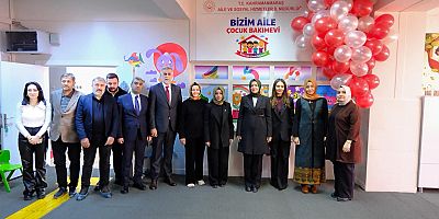 FATMA BETÜL SAYAN KAYA KAHRAMANMARAŞ’TA BİZİM AİLE ÇOCUK BAKIMEVİ’Nİ ZİYARET Etti