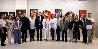 -FATOŞ TATAR EKER SANKO SANAT GALERİSİ’NDE SERGİ AÇTI