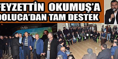 FEYZETTİN  OKUMUŞ’A DOLUCA’DA BÜYÜK İLGİ