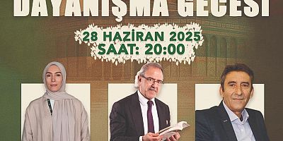 FİLİSTİN DAVASINA SAHİP ÇIKMA ZAMANI: DULKADİROĞLU’NDA ANLAMLI DAYANIŞMA GECESİ