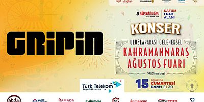 FUARDA GRİPİN GECESİ ROCK MÜZİĞİNİN GÜÇLÜ GRUBU SAHNE ALACAK