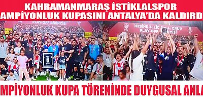 FUTBOLCULAR VE TARAFTARLAR ŞAMPİYONLUĞU BİRLİKTE KUTLADI