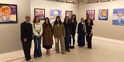GAÜN GÜZEL SANATLAR FAKÜLTESİ ÖĞRENCİLERİNDEN SANKO SANAT GALERİSİNE ZİYARET