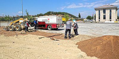 GAZİANTEP YOLU’NA YENİ YEŞİL ALAN