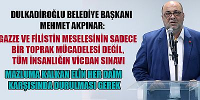 GAZZE BİLİNCİ KONFERANSI MURAT AKKURT GENÇLİK MERKEZİ’NDE GERÇEKLEŞTİ