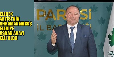 GELECEK PARTİSİ'NİN ONİKİŞUBAT BELEDİYE BAŞKAN  ADAYI  MUHARREM ÇEVİK BELLİ OLDU 