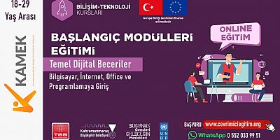 GENÇLER DİJİTAL GELECEĞE KAMEK İLE HAZIRLANACAK