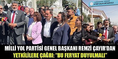GENEL BAŞKAN REMZİ ÇAYIR: ACIMIZ ORTAK