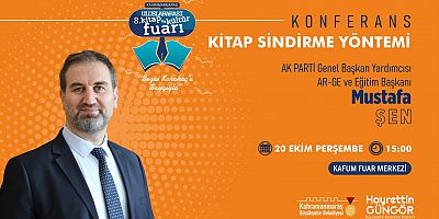 GENEL BAŞKAN YARDIMCISI MUSTAFA ŞEN, KİTAP FUARINDA GENÇLERLE BULUŞACAK