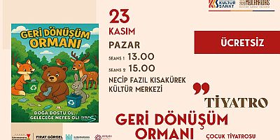 “GERİ DÖNÜŞÜM ORMANI” MİNİKLERİ HEM EĞLENDİRMEYE HEM ÖĞRETMEYE GELİYOR